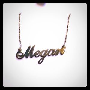 Megan name necklace